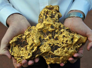 天然金塊